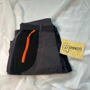 Black-gray cargo pants